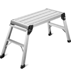 Aluminiumplattform Klappbare Werkbank Trittleiter Arbeitsbühne 150 kg