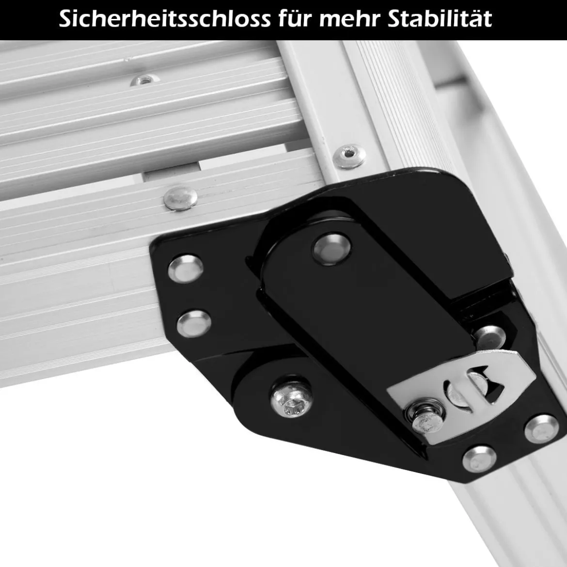Aluminiumplattform Klappbare Werkbank Trittleiter Arbeitsbühne 150 kg