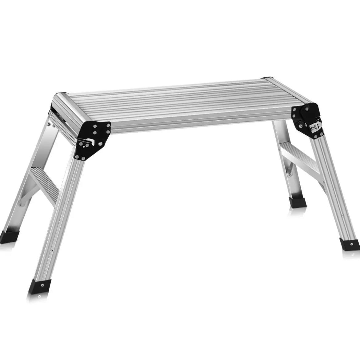 Aluminiumplattform Klappbare Werkbank Trittleiter Arbeitsbühne 150 kg