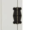 Antik Holz Highboard Hochschrank Kommode mit Verstellbaren Ablageboden