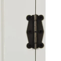 Antik Holz Highboard Hochschrank Kommode mit Verstellbaren Ablageboden