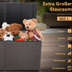 Aufbewahrungsbox mit 662 L Fassungsvermögen 150 x 77 x 73 cm