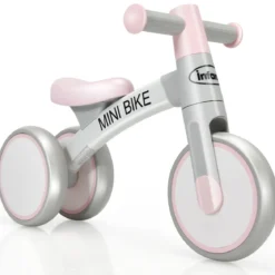 Baby-Dreirad Dreirad für Kinder im Altervon 1-3 Jahren Balance Bike Kinderlaufrad Lauflernrad Rosa