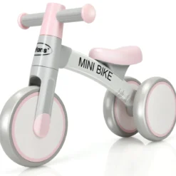 Baby-Dreirad Dreirad für Kinder im Altervon 1-3 Jahren Balance Bike Kinderlaufrad Lauflernrad Rosa