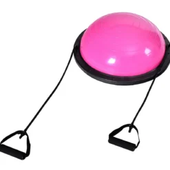 Balance Trainer Ball Yoga Pilates Gymnastikball Körperbalance Flexibilität Rehabilitation ø59cm- rosa