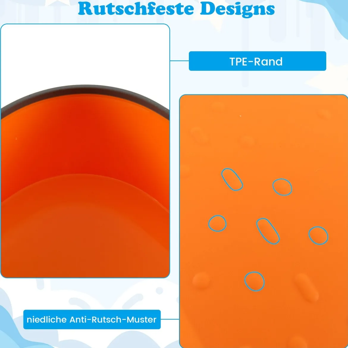 Balanciersteine für Kinder Stapelsteine rutschfest Flusssteine für Indoor & Outdoor Stepping Stones bis 80 kg Belastbar (Rechteckig)