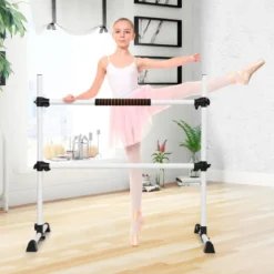 Ballet-Bar Ballettstange Ballett/Stretch Barre Höhenverstellbar Mobil 123 x 71 x 119CM