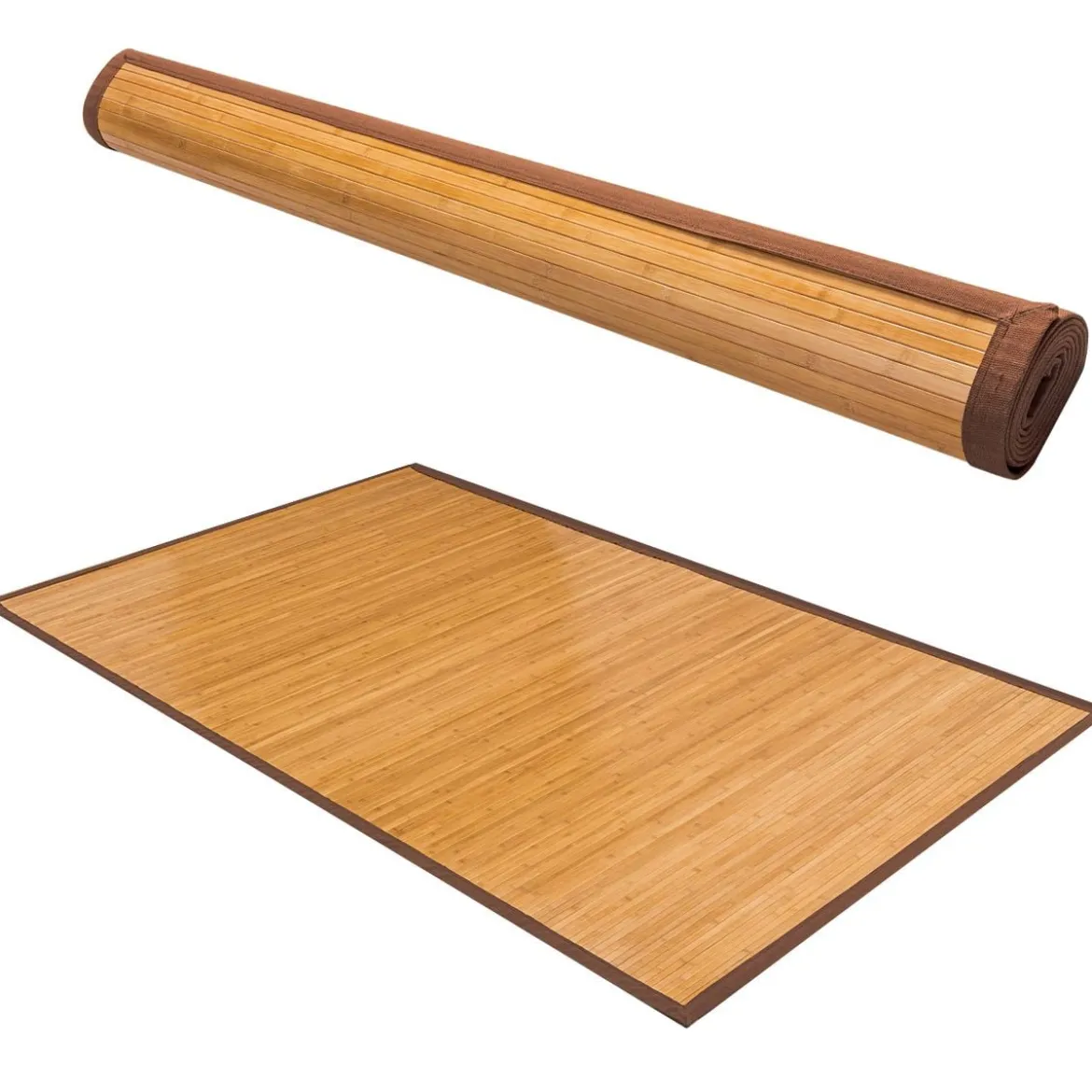 Bambusmatte Wohnzimmer Bambusteppich Bambus Küchenteppich 150 x 240 cm