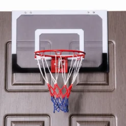 Basketballkorb Basketball-Set Kinder Backboard mit Ring und Netz 45 x 30 cm