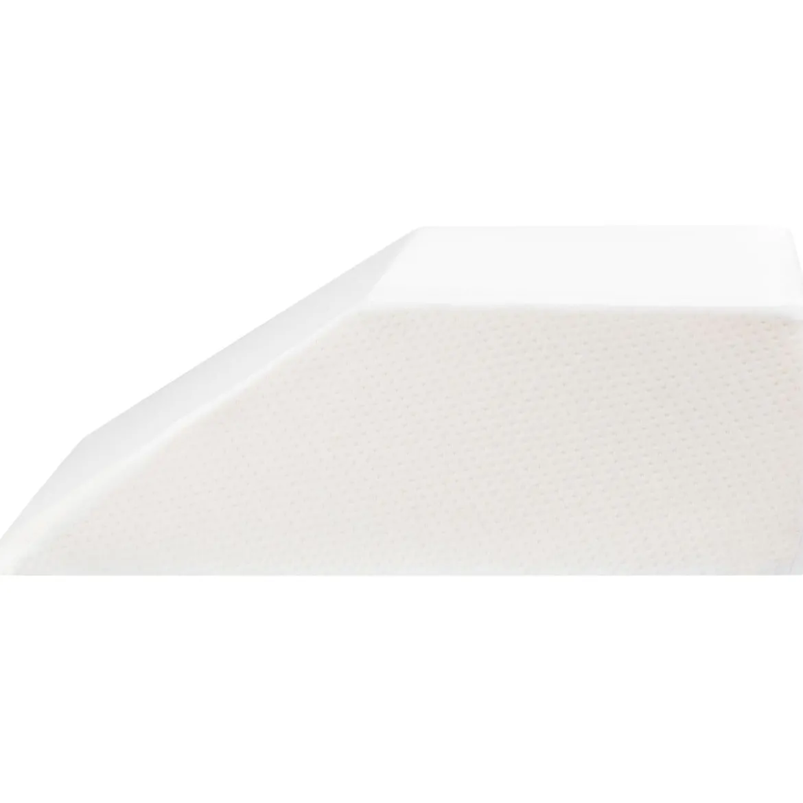 Bein-Kissen Beinruhekissen Beinhochlagerungskissen mit waschbarem Bezug Weiß 60 x 54 x 20 cm