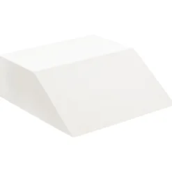 Bein-Kissen Beinruhekissen Beinhochlagerungskissen mit waschbarem Bezug Weiß 60 x 54 x 20 cm