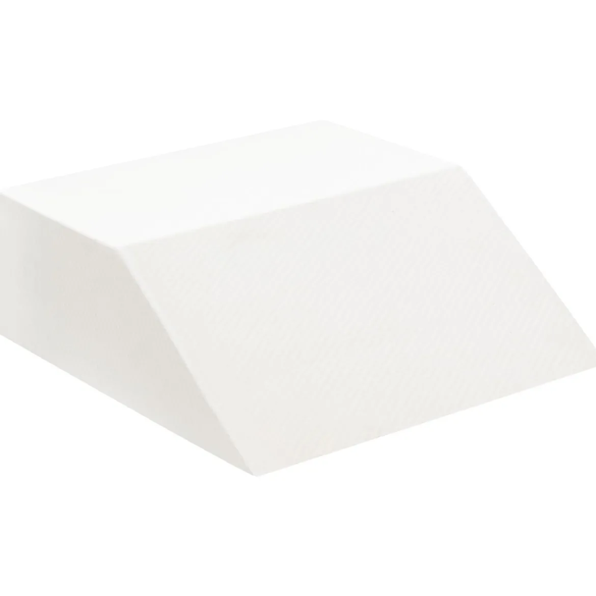 Bein-Kissen Beinruhekissen Beinhochlagerungskissen mit waschbarem Bezug Weiß 60 x 54 x 20 cm