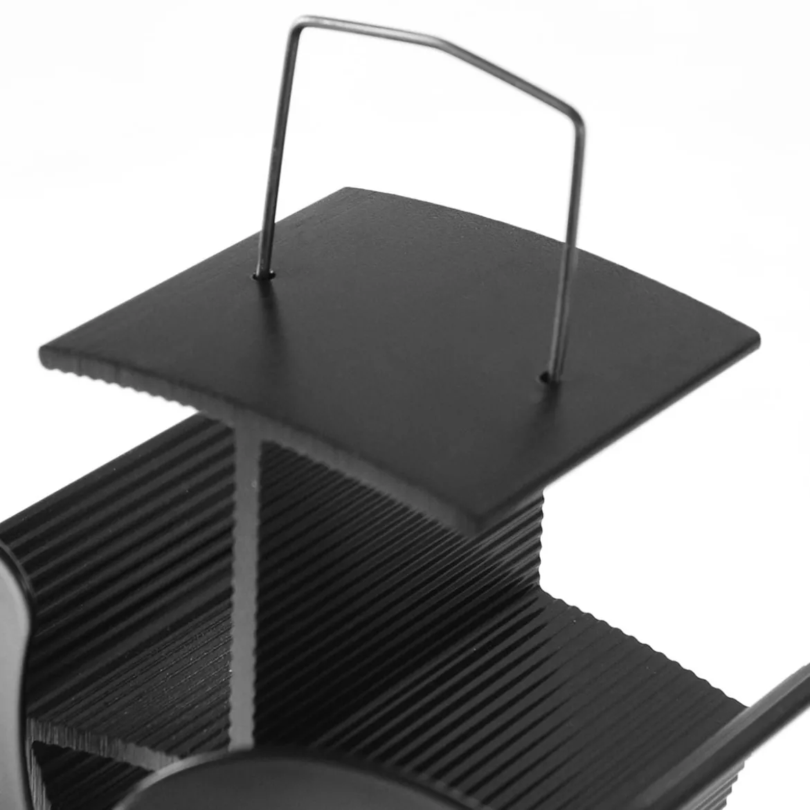 4 Blätter Schwarz Ofenventilator Kaminlüfter Ventilator mit USB