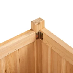 Blumenkasten Hochbeet Holz Blumenbeet Blumentopf klappbar Pflanzkasten Garten Frühbeet 38x38x35cm