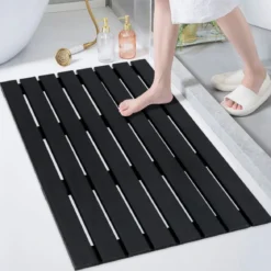 Bodenelement für Solardusche WPC + 35L Solardusche mit Handbrause inkl. Abdeckung Set