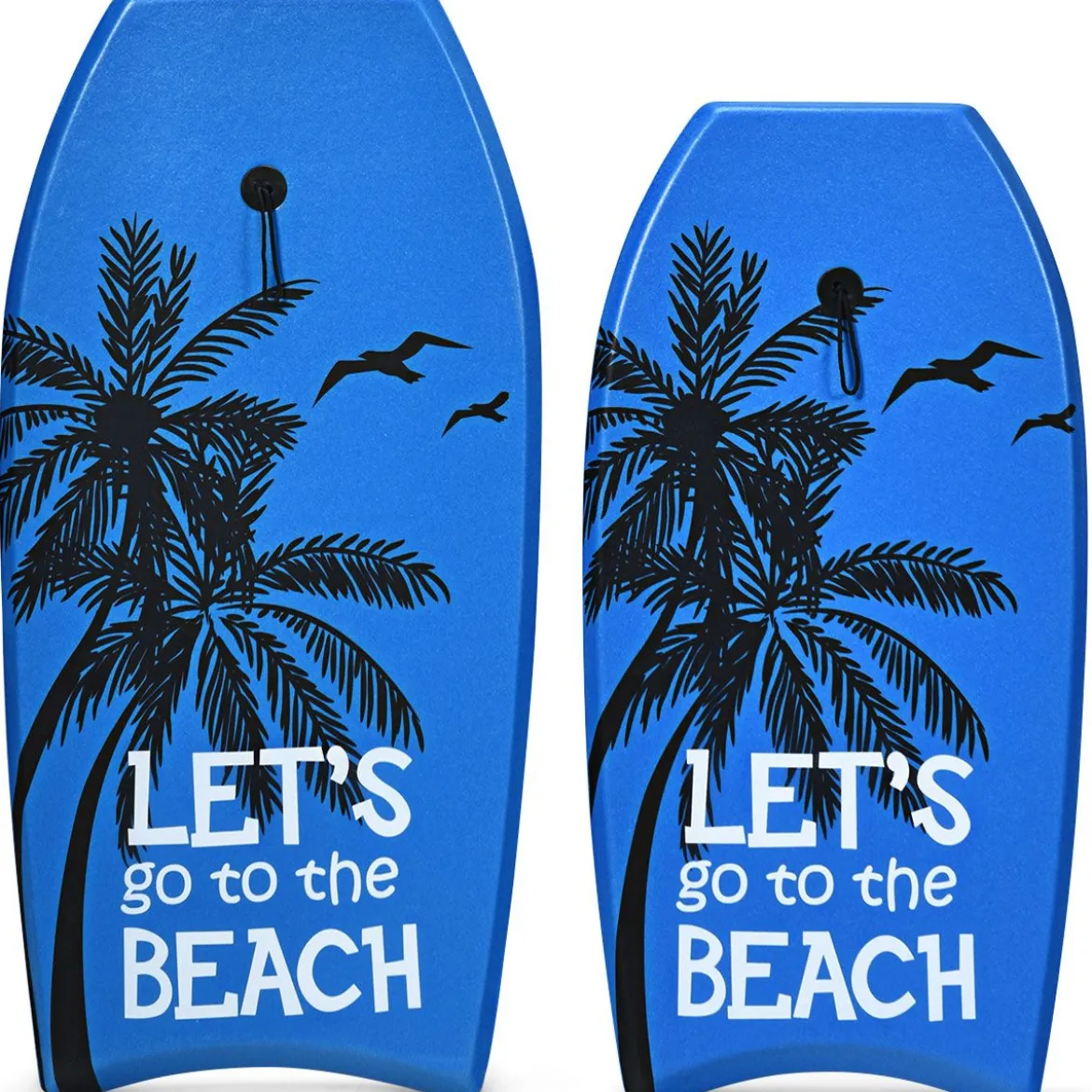 Bodyboard leichtgewichtig Schwimmbrett für den Strand für Kinder & Erwachsene 106cm Blau