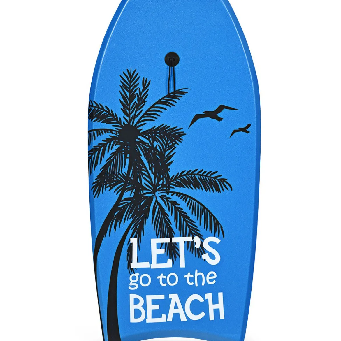 Bodyboard leichtgewichtig Schwimmbrett für den Strand für Kinder & Erwachsene 106cm Blau