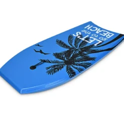 Bodyboard leichtgewichtig Schwimmbrett für den Strand für Kinder & Erwachsene 106cm Blau
