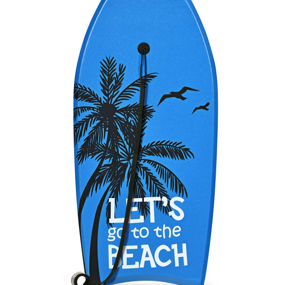 Bodyboard leichtgewichtig Schwimmbrett für den Strand für Kinder & Erwachsene 106cm Blau