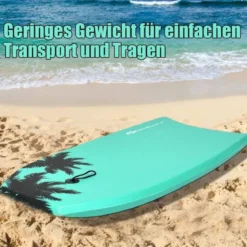 Bodyboard Schwimmbrett Schwimmboard Surfbrett Kinder 83 x 47 x 5,5 cm Grün