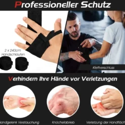 Boxsack Set mit 8oz Boxhandschuhen Handschlaufen Tasche Punchingsack für Kinder und Erwachsene Schwarz + Rot