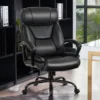 Bürostuhl Chefsessel Höhenverstellbarer Computerstuhl 360 ° drehbar belastbar bis 220kg