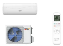 24000BTU Split Klimaanlage Klimageräte mit Heizfunktion Kältemittel R32 & Kupferleitung Weiß