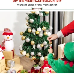 120 cm beleuchteter künstlicher Spiral-Weihnachtsbaum mit 150 LED-Lichtern Spiral-PVC-Baum Grün