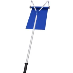 180-661 cm Dachrechen Schneeräumer aus Aluminium mit verstellbarem Griff Schneeschaufel
