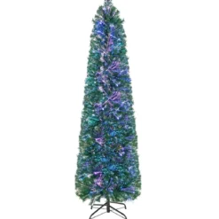 180 cm Großer Künstlicher Weihnachtsbaum in Glasfaseroptik Grün