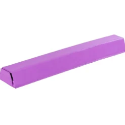 117CM Gymnastik Schwebebalken Training Turnen Balken Strapazierfähig Fitness PU-Lila