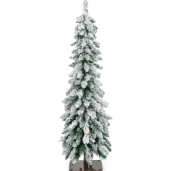 120 cm Hoher künstlicher Weihnachtsbaum mit 225 PVC-Astspitzen 100 LED-Lichtern