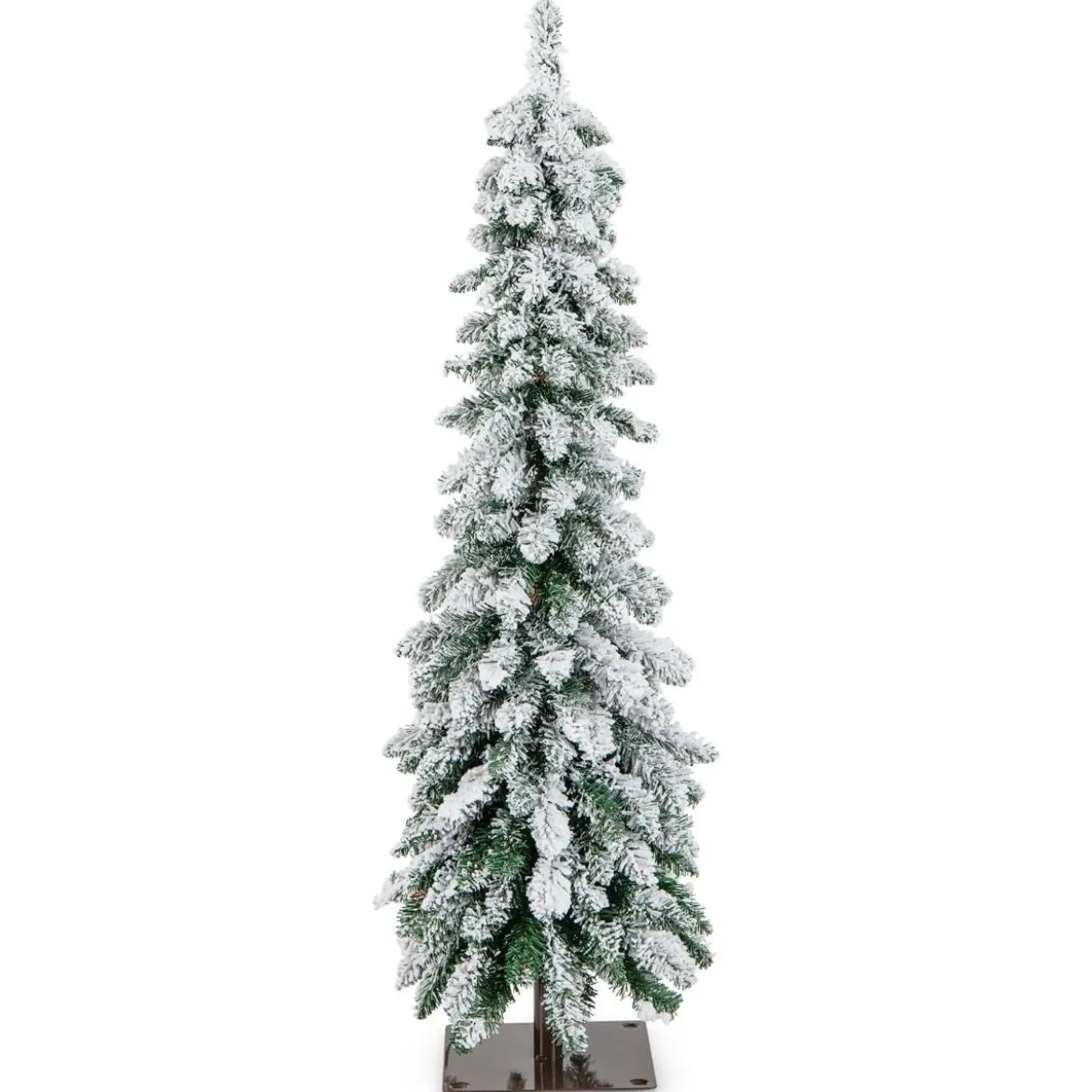 120 cm Hoher künstlicher Weihnachtsbaum mit 225 PVC-Astspitzen 100 LED-Lichtern