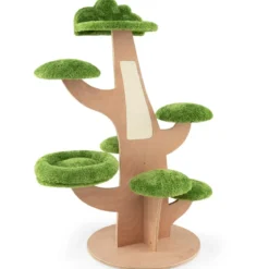 128 cm Katzenbaum mit Liegeplatz & Springplattform Kätzchen Aktivitätszentrum