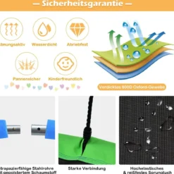 Ø100 cm Kinder Baumschaukel doppelseitige Farbe Nestschaukel Bunt + Tarnung