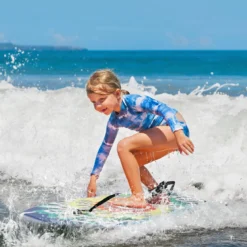 104 cm Langes Bodyboard für Kinder mit EPS Kern & XPE Deck & HDPE Unterseite Surfbrett Wirbelmuster