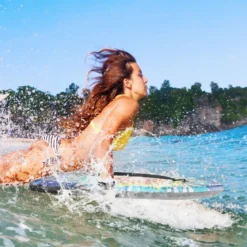84 cm Langes Bodyboard für Kinder mit EPS Kern & XPE Deck & HDPE Unterseite Surfbrett Wirbelmuster