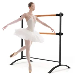 120 cm lange tragbare Ballettausrüstung freistehende Doppel-Ballettstange höhenverstellbare Stange