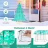123 cm LED Künstlicher Weihnachtsbaum mit Lichterkette & Stern mit Lichterkette & Stern