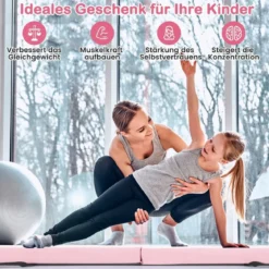 210 cm Schwebebalken Gymnastikbalken klappbar Turnbalken rutschfest Balance Beam bis 73 kg