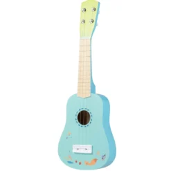 53 cm Ukulele Gitarre für Kinder 4-saitige Mini-Ukulele mit Bassholz-Korpus für Kinder ab 3 Jahren Hellblau