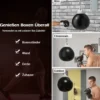 Ø45 cm Wasserboxsack 50 kg Boxing Punching Bag mit Verstellbarer Metallkette Schwarz