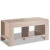 Couchtisch Kaffeetisch Beistelltisch mit 5 Füßen 90 x 39 x 42 cm MDF
