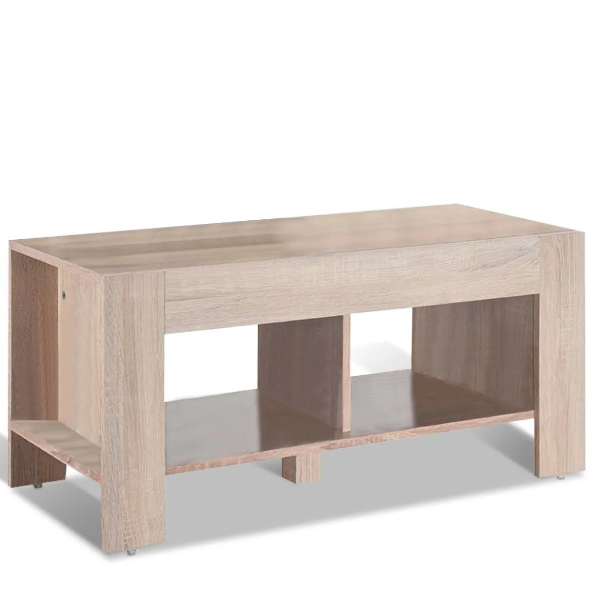 Couchtisch Kaffeetisch Beistelltisch mit 5 Füßen 90 x 39 x 42 cm MDF