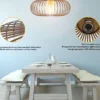 Deckenleuchte im antiken Messingdesign Deckenlampe Retro Lampe Vintage Metall Kupferfarben