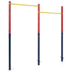 Doppel Klimmzugstange Reckstange Höhenverstellbar 80-172 cm aus Verzinktem Stahl bis 220 kg