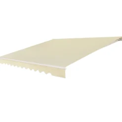 Einziehbare Markise Aluminium Terrassen Sonnenschutz Balkonmarkise Sonnenschutz 2,5 x 2 m Beige