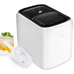 Eiswürfelmaschine Ice Maker Eismaschine Eiswürfelbereiter 2L Wassertank Weiß