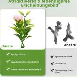 2er Buchsbaumkugel UV-beständige Dekokugeln Formschnitt Kunstpflanze Dekopflanze Ø37 cm