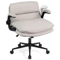 Ergonomischer Bürostuhl Höhenverstellbar Schreibtischstuhl Drehstuhl mit Wippfunktion Belastbar bis 150 kg